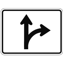 MOVEMENTS PERMITTED - Through, right Tab